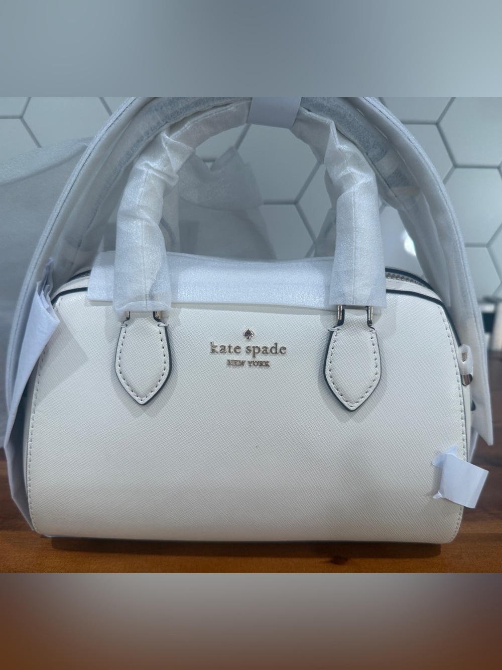 NWT - Kate Spade Madison Duffle, meringue crossbody